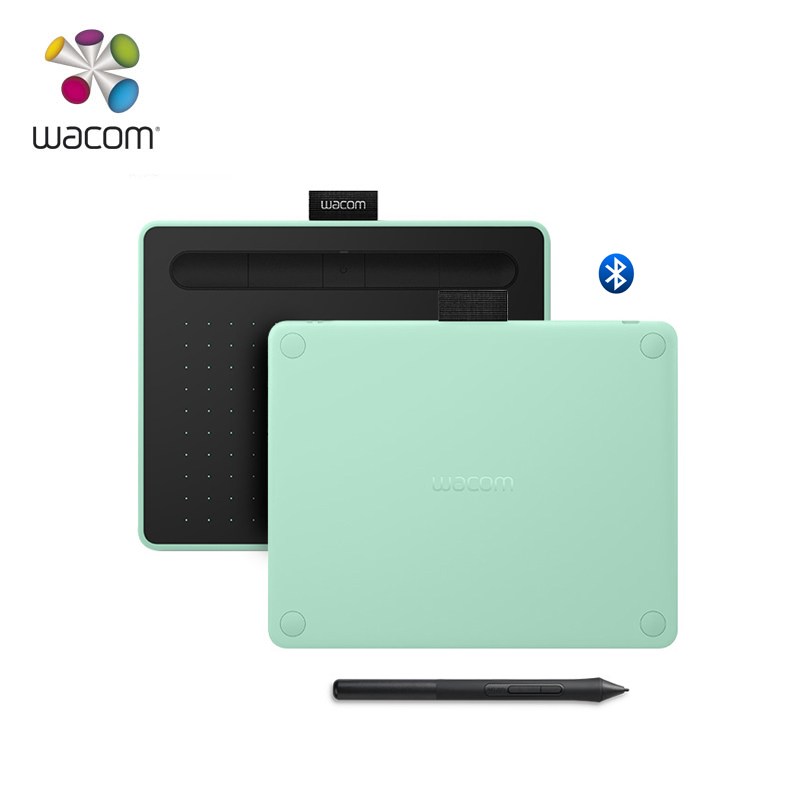  Drawing Tablet: Intuos Medium, Wired/Bluetooth, Pistachio Colour  